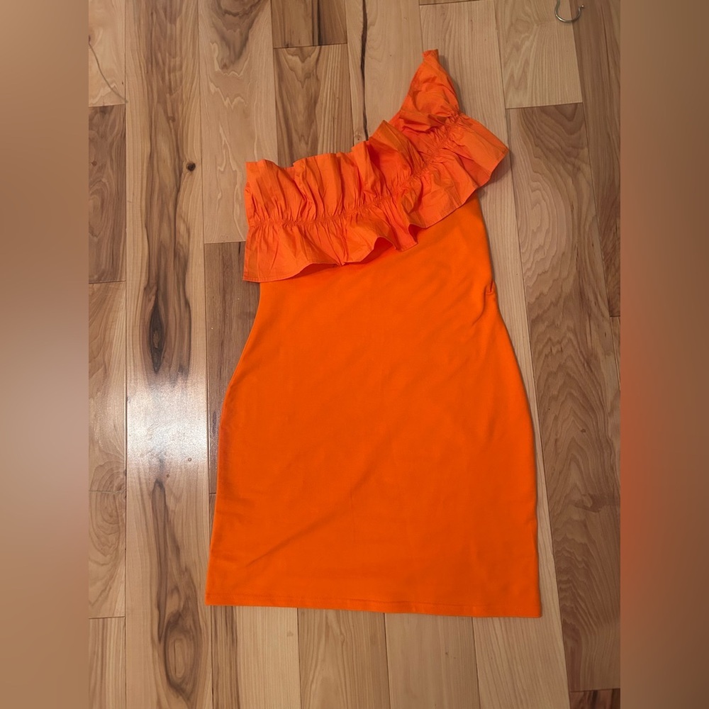 Maison Maar One-Shoulder Ruffle Dress - Picture 2 of 6